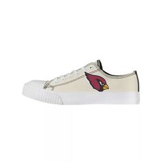 Женские низкие туфли из парусины кремового цвета FOCO Arizona Cardinals Unbranded