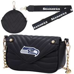 Женская сумка Cuce Seattle Seahawks из веганской кожи с ремешком Unbranded