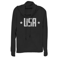 Пуловер с воротником-хомутом для юниоров Americana USA, черный Unbranded