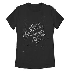 Детская футболка с рисунком Moon Magic &amp; You Galactic, черный Unbranded