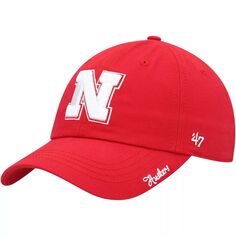 Женская регулируемая шляпа с логотипом Scarlet Nebraska Huskers Miata 2047 года Unbranded