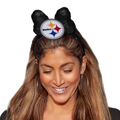 Повязка на голову с логотипом Cuce Pittsburgh Steelers Unbranded