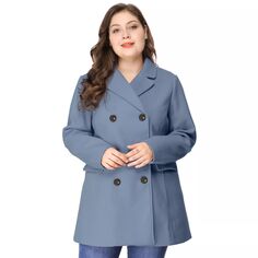 Женская зимняя верхняя одежда больших размеров, двубортное пальто средней длины Agnes Orinda, бежевый