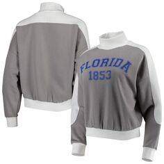 Женский серый свитшот Gameday Couture Florida Gators Make it a Mock Sporty Pullover Unbranded