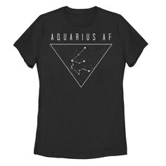 Детская футболка с рисунком созвездия &quot;Aquarius AF&quot; Unbranded