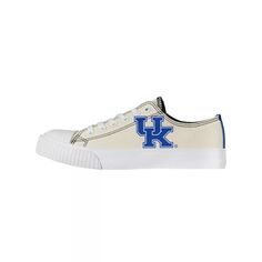 Женские низкие туфли из парусины кремового цвета FOCO Kentucky Wildcats Unbranded