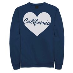 Флисовый свитшот с рисунком California Heart для юниоров Unbranded