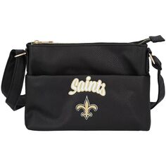 Женская сумка через плечо FOCO New Orleans Saints с логотипом и надписью Unbranded