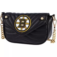 Женская сумка Cuce Boston Bruins из веганской кожи с ремешком Unbranded