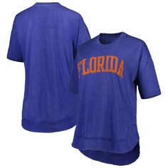 Женская футболка-пончо с аркой Pressbox Royal Florida Gators Unbranded