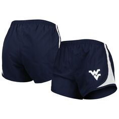Женские спортивные шорты темно-синего цвета West Virginia Mountaineers Unbranded