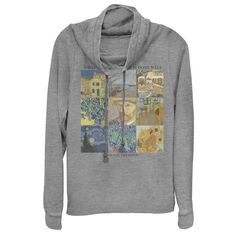 Пуловер в сетку с воротником-хомутом Van Gogh для юниоров «Что сделано с любовью, то хорошо сделано» Unbranded
