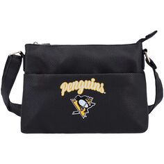 Женская сумка через плечо FOCO Pittsburgh Penguins с логотипом и надписью Unbranded
