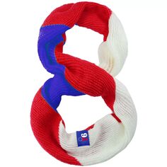 Женский вязаный шарф Infinity с цветными блоками Philadelphia 76ers Unbranded