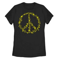 Детская футболка с цветочным принтом Peace Unbranded