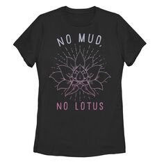 Детская футболка No Mud No Lotus с градиентным рисунком Unbranded