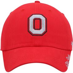 Женская регулируемая шляпа &apos;47 Scarlet Ohio State Buckeyes Miata Clean Up Unbranded