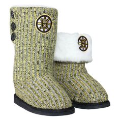 Женские ботинки на пуговицах FOCO Boston Bruins Color Blend Unbranded