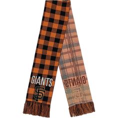 FOCO San Francisco Giants клетчатый шарф с цветными блоками Unbranded