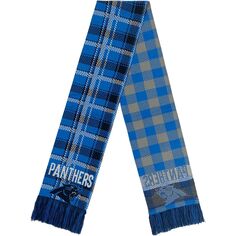 FOCO Carolina Panthers клетчатый шарф с цветными блоками Unbranded