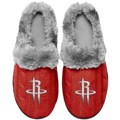 Женские трикотажные шлепанцы Houston Rockets Unbranded