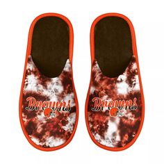 Женские шлепанцы FOCO Cleveland Browns Team Scuff Unbranded