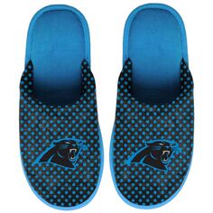 Женские тапочки FOCO Carolina Panthers с большим логотипом Unbranded