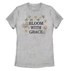 Футболка с цветочным принтом для юниоров &quot;Bloom With Grace&quot; Unbranded