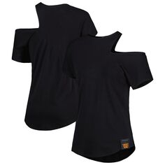 Женская рубашка из трехцветной ткани KIYA TOMLIN Black Washington Commanders с вырезами Unbranded