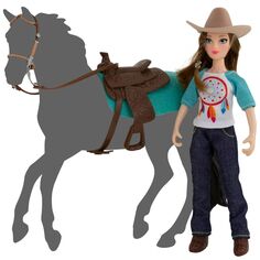 Классическая кукла Breyer Freedom Series Natalie Cowgirl и набор аксессуаров REEVES INTERNATIONAL