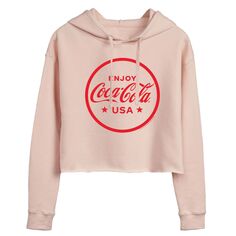 Укороченная худи с рисунком Coca-Cola Enjoy для юниоров Licensed Character, розовый