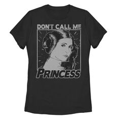 Детская футболка с изображением портрета «Лея, не называй меня принцессой» «Звездные войны» Star Wars
