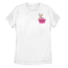 Детская футболка Legally Blonde 2 Bruiser с графическим рисунком с искусственным карманом Licensed Character