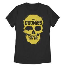 Футболка Juniors&apos; Goonies Never Say Die с желтым черепом и рисунком Licensed Character