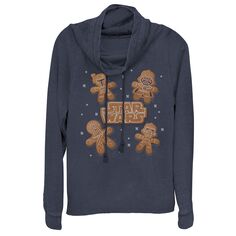Пуловер с круглым вырезом и круглым вырезом в стиле «Звездные войны» для юниоров Star Wars, темно-синий