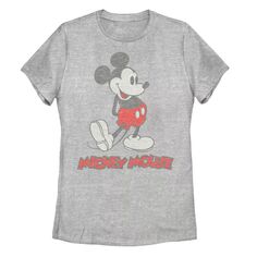 Классическая футболка с портретом для бега Disney&apos;s Mickey для юниоров Licensed Character