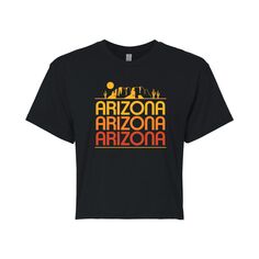 Укороченная футболка с рисунком Arizona для юниоров Licensed Character