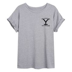 Размерная футболка с логотипом Yellowstone для юниоров Licensed Character