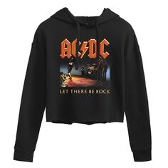 Укороченная худи с рисунком AC/DC для юниоров &quot;Let There Be Rock&quot; Licensed Character