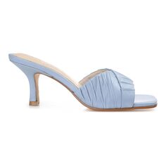 Женские туфли на каблуке Tru Comfort из пены Journee Collection Juliette из натуральной кожи Journee Signature, синий
