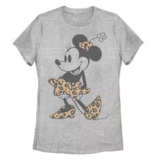 Футболка с леопардовым принтом Disney&apos;s Disney&apos;s Minnie Mouse для юниоров Licensed Character
