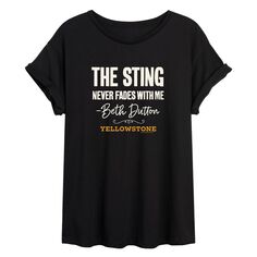 Юниорская струящаяся футболка Yellowstone The Sting Licensed Character
