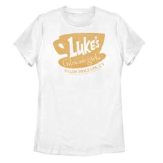 Футболка Gilmore Girls Luke&apos;s для юниоров с потертым рисунком и рисунком Licensed Character