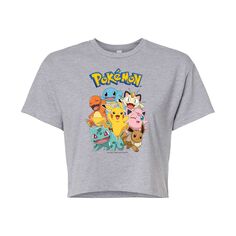 Укороченная футболка с изображением персонажей Pokémon Group для юниоров Licensed Character
