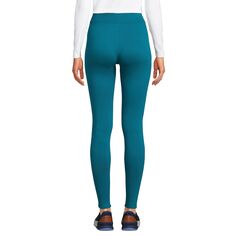 Женские леггинсы Lands End Serious Sweats на флисовой подкладке Lands&apos; End, черный