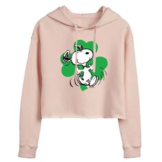 Укороченная толстовка с капюшоном для подростков Peanuts Dancing Snoopy Licensed Character