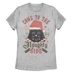 Рождественская футболка «Звездные войны» для юниоров: Дарт Вейдер приходит в непослушную футболку Licensed Character