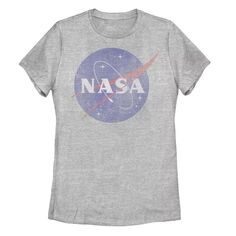 Классическая синяя винтажная футболка с логотипом NASA для юниоров Licensed Character