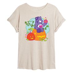 Детская футболка Care Bears с струящимся рисунком тыквы Licensed Character, бежевый