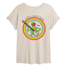 Струящаяся футболка Disney&apos;s The Muppets Juniors Happy Song Licensed Character, бежевый
